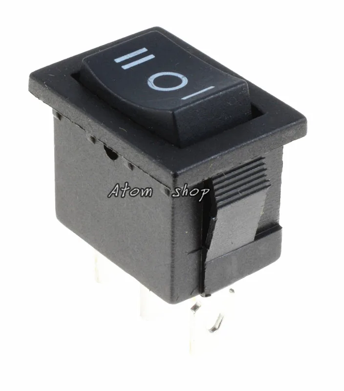 KCD1 6A 250VAC /10A 125VAC On/Off/On Rectangle Rocker