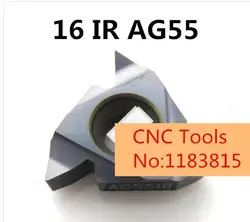 16 ИК AG 55, Индексируемые вольфрамокарбидные резьботокарный станок вставки для резьбовой токарный держатель