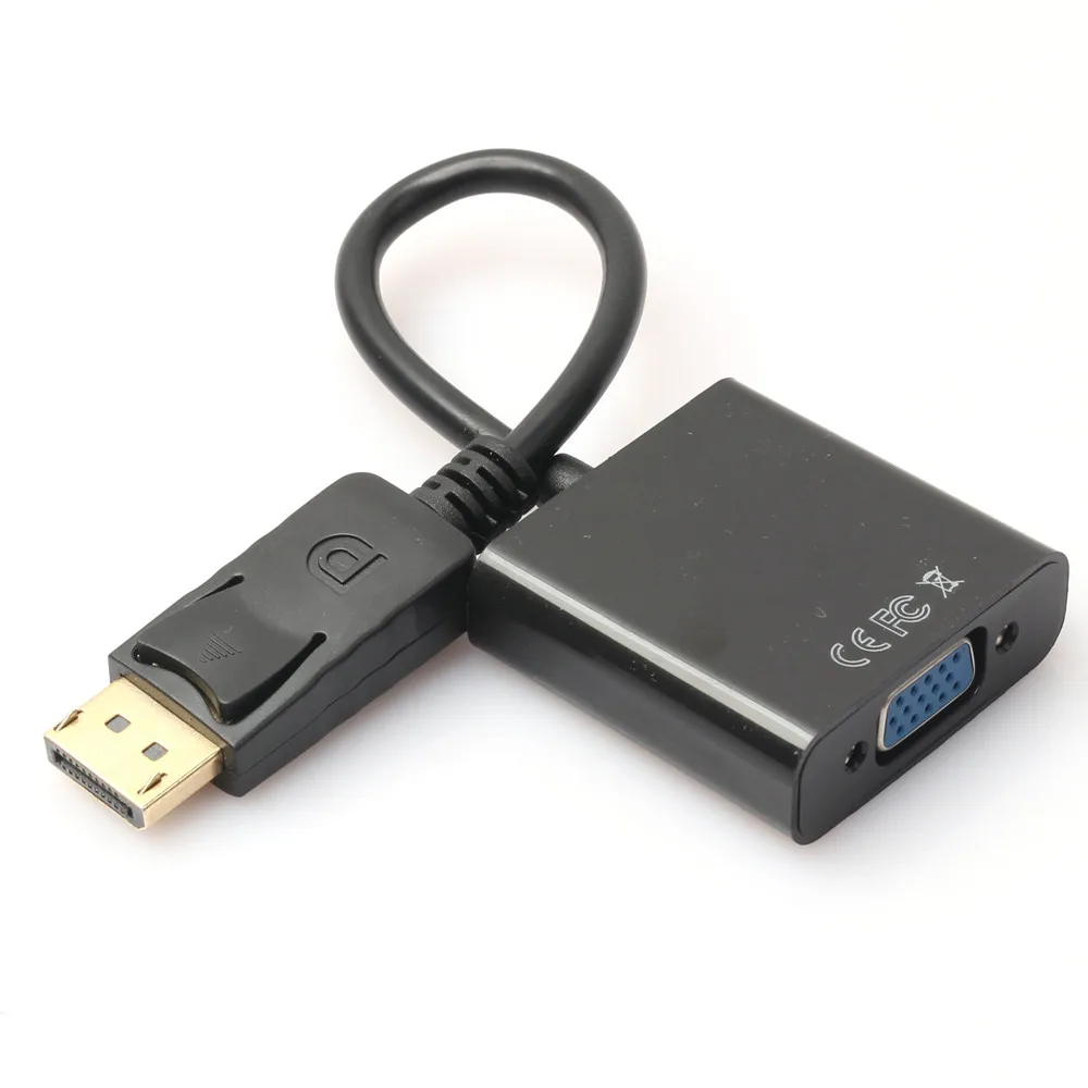 Overmal компьютерный кабель 2018 порт дисплея DP папа VGA мама адаптер для