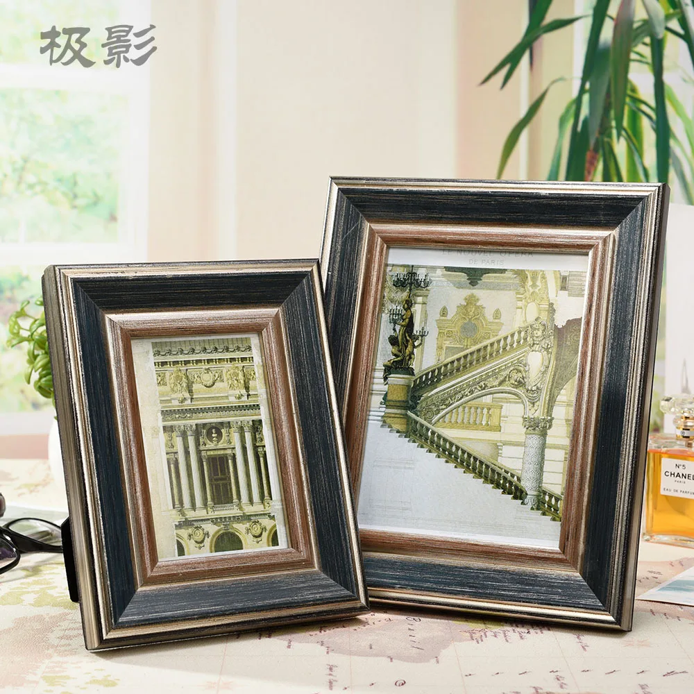 Fashion vintage photo picture frame old European stylish quality solid