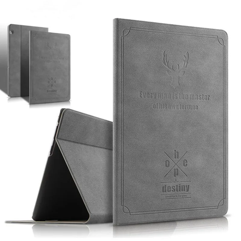 Из искусственной кожи чехол-подставка чехол для huawei MediaPad T5 10 AGS2-L09 AGS2-L03 AGS2-W09 AGS2-W19 10," планшет защитный чехол+ Защитная пленка на экран+ подставка для ручек