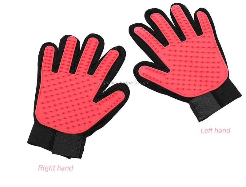 11 dog grooming glove 