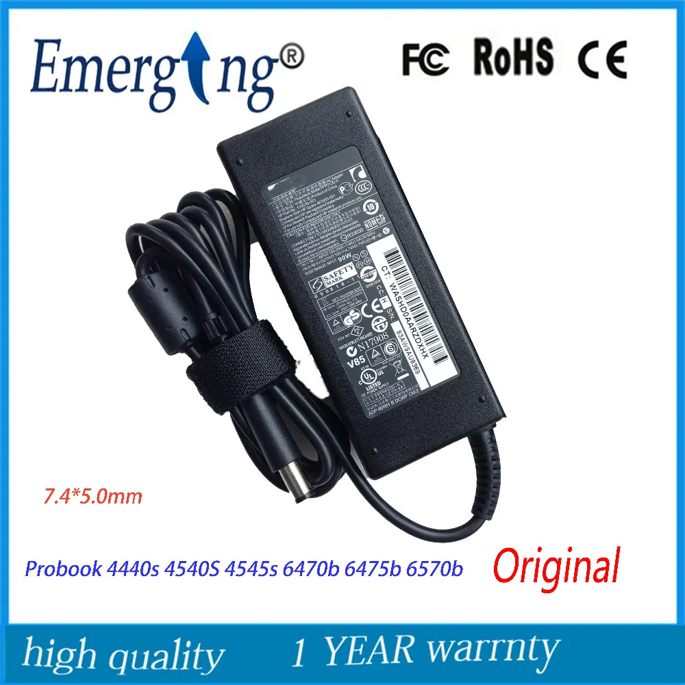 Оригинальный 19V 4.74A 90W 7 4*5 0mm AC адаптер для ноутбука Зарядное устройство HP Probook 4440s