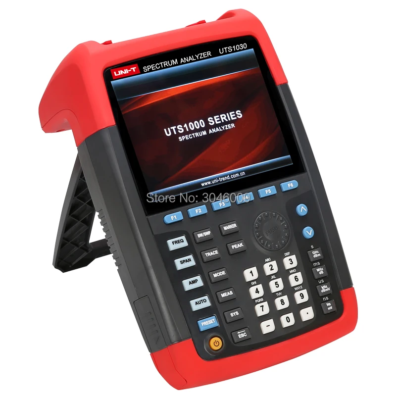 Ручной анализатор спектра UNI T UTS1030 диапазон частот 9 кГц ~ 3 6 ГГц|spectrum analyzer|handheld