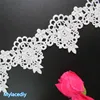 5 yard Ivory Polyester Flower Handmade Embroidered Fabric Lace Edge Trim Applique Ribbon DIY Sewing Craft Decoration  ► Photo 2/3