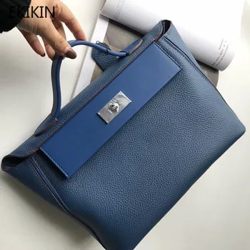 

2020 new leather women's bag, lychee head layer, cow skin, Europe, America, fashion, style, one shoulder satchel