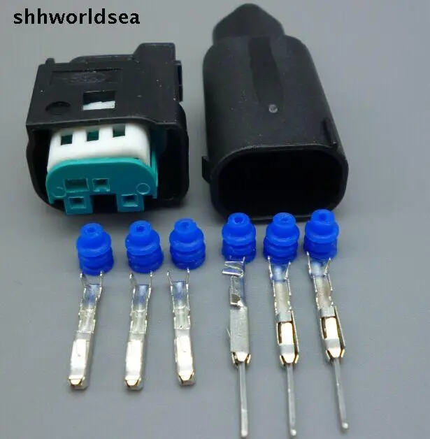 Shhworldsea 3 контакта 0 6 мм ограничитель автомобиля стандартная вилка розетка для