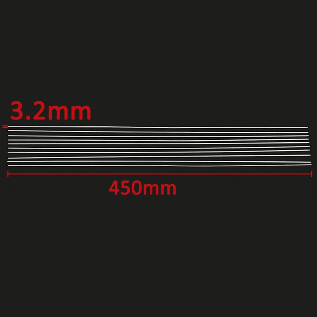 10 шт. 450 мм Длина алюминия Tig сварочные пайки стержни низкая температура 3,2 мм диаметр