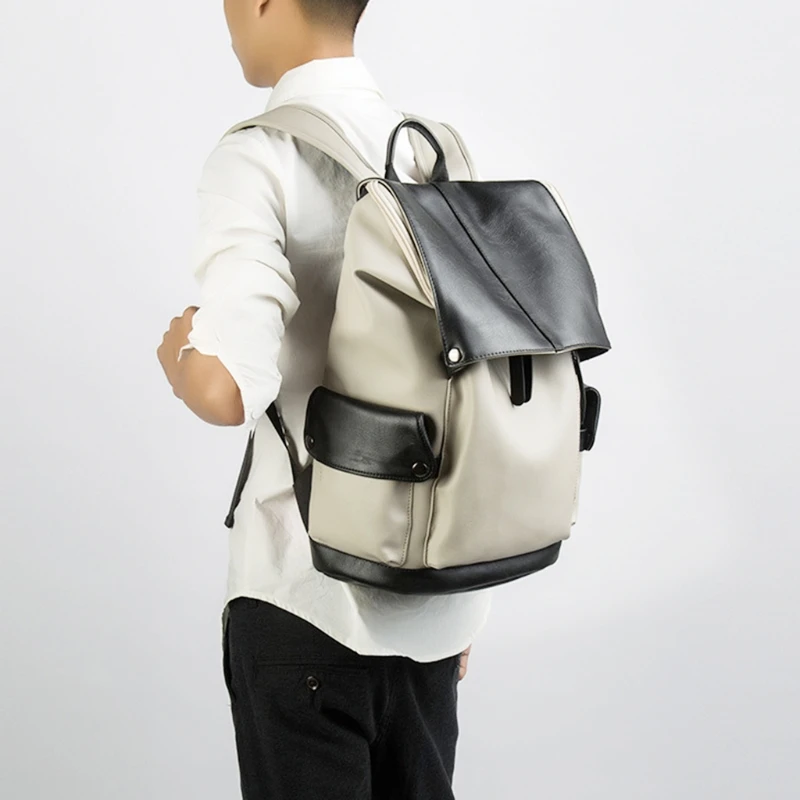 

2018 New Fashion Daily Backpack Travel Satchel 918A Laptop Rucksack School Bag Teenage For Men