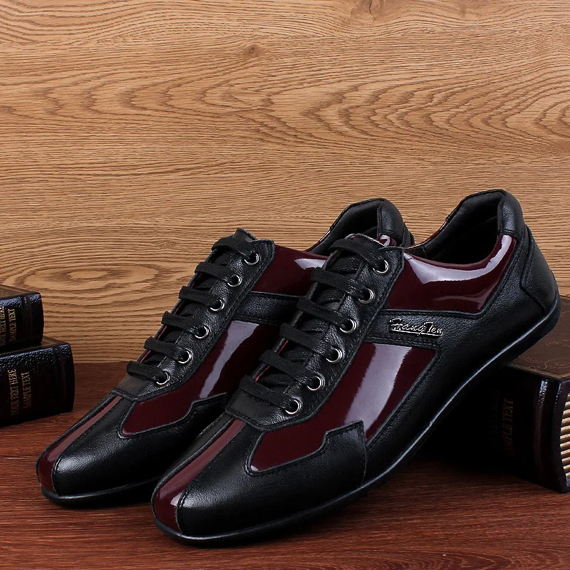 

Brand Fashion Genuine Leather Men Shoes 2018 New Leather Men Casual Shoes High Quality Plus Size 36-48 Flat Shoes For Men
