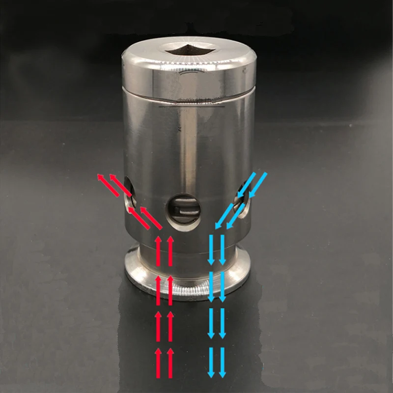 " тройной зажим 1 бар 304 нержавеющая сталь санитарный пружинный тип Вакуумный предохранительный клапан для пивоварения