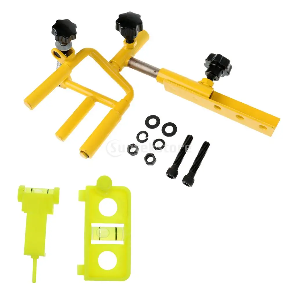 

Universal Adjustable Archery Parallel Bow Vise + Arrow Tuning and Mounting Bow String Level Combo Shooting Equipment Accessories