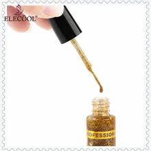 ELECOOL голографический Гель-лак для ногтей Блестящий лак 8 цветов супер блеск Жидкий Топ для ногтей Art Vernis Ongle Nagellak TSLM1