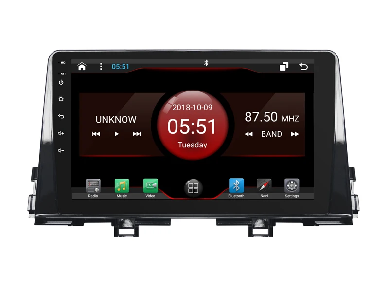 Excellent Elanmey android 8.1 car radio for kia Morning 2017 car accessories DSP device Gps Navi multimedia bluetooth camera recorder 2