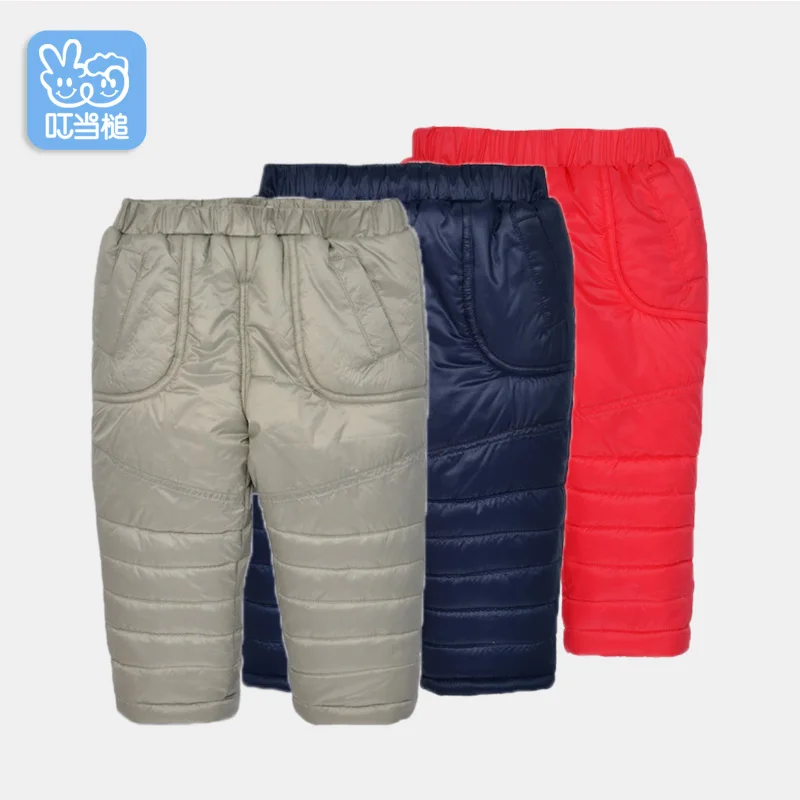 

Children's pants children's baby pants men and women baby thickening plus cotton pants newborn 1-2-3 years old autumn and winter