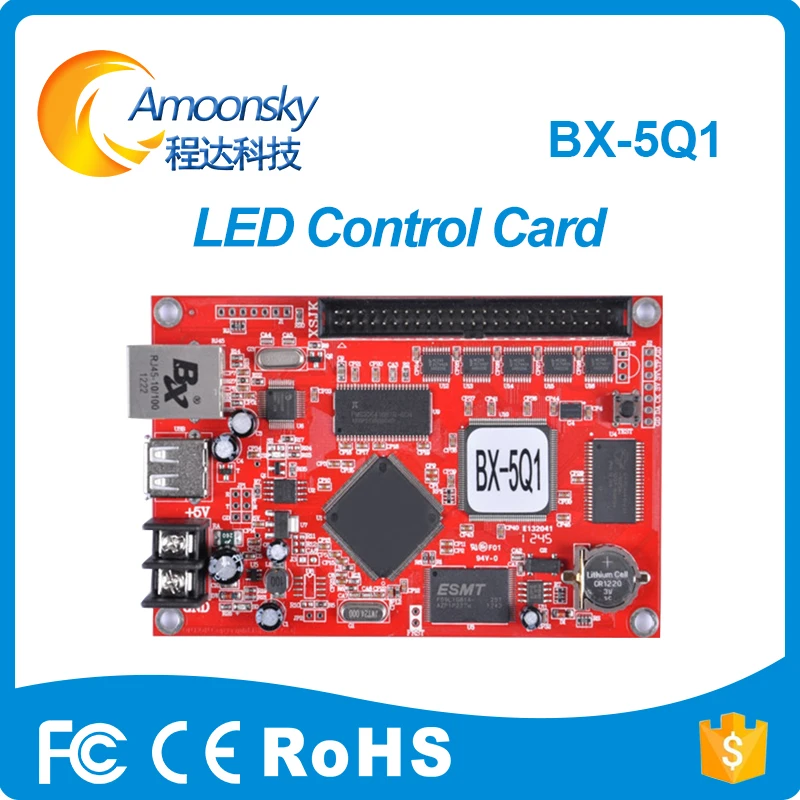 

Factory Price Bx-5Q1 P10 Led Display Control Card For Scrolling Led Sign Display Board