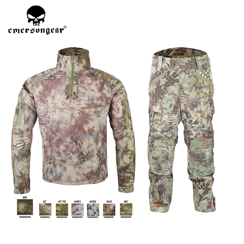 Emersongear мужской Камуфляжный костюм тактическая спортивная одежда военный боевой