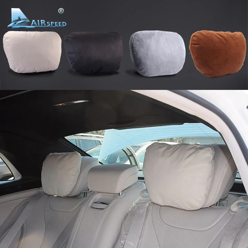 Airspeed 2pcs Maybach Design S Class Car Headrest Neck Supports Pillows