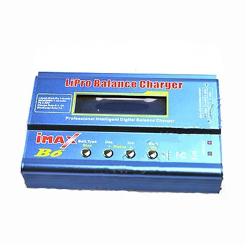 

1PC IMAX B6 LiPro Balance Charger w Adapter Plug Connector Cable for RC Drone Aircraft Model Spare Parts
