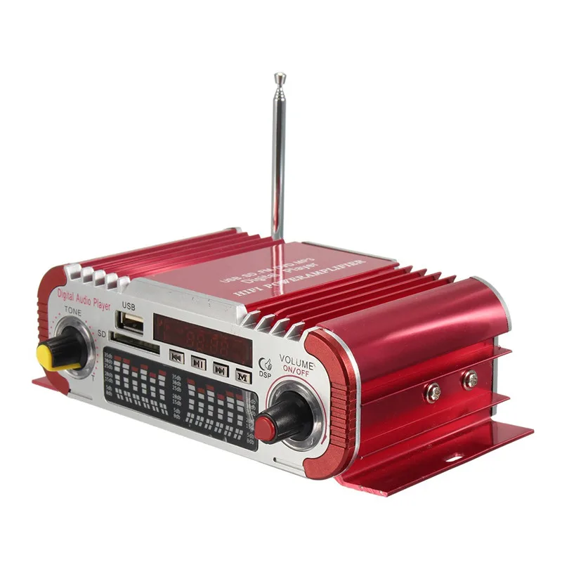Mini HiFi Car Home Power Amplifier FM Radio USB SD font b Audio b font MP3