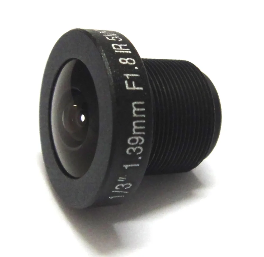 Obiettivo Fisheye Grandangolare 5MP Per Telecamera IP – 1.39mm M12 Con IR