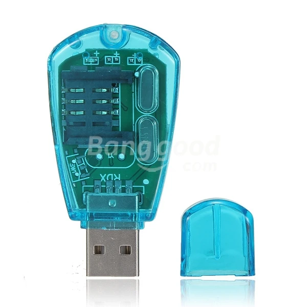 carroteer USB Standard Cell Phone SIM Card Reader GSM SMS to PCphonephone amazingphone charm
