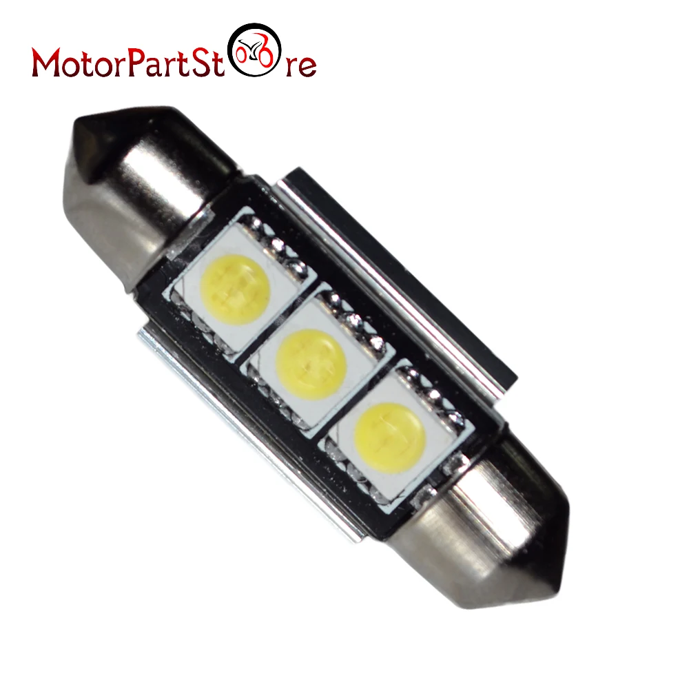 4 шт. Feston 36mm 3W 3-SMD 5050 светодиодный CANBUS Бесплатная светодиодный гирлянда огни DC 12V светомузыка Blanc ампулы доска de Voiture без ошибок D30