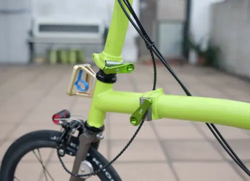 H&H DT Brompton ブロンプトン ヒンジクランプ&イージーホイール