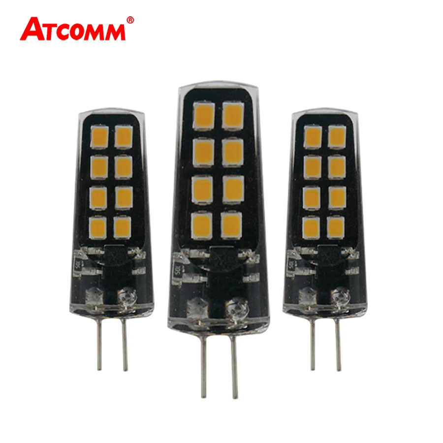 Светодиодная лампа 3W G4 16 светодиодов SMD 2835 12 24 В высокая яркость COB|g4 led lamp|g4 cobg4 cob |