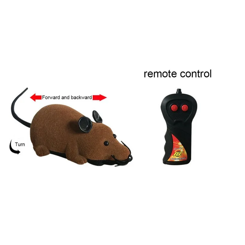 Домашние Животные Кошки Беспроводной мышь с ПДУ электронные RC игрушка "мышь" игрушки для домашних котов Мышь для детей игрушки Новый