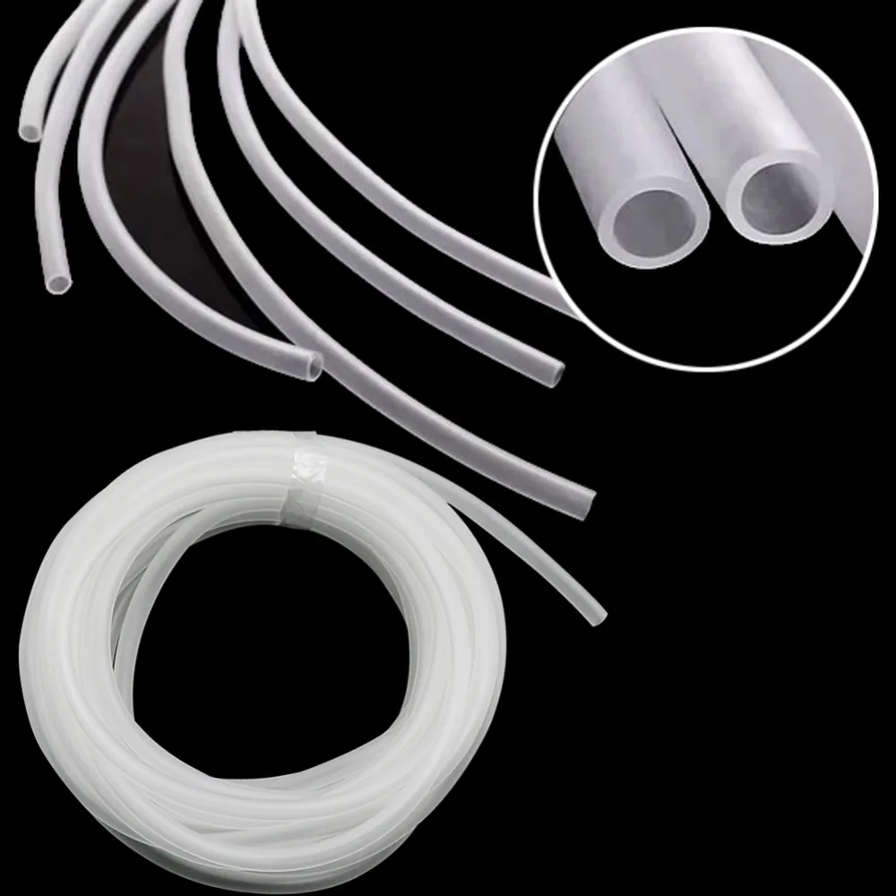 

Fish Tank Aquarium Accessories 4x6mm Oxygen Pump Hose for Air Bubble Stone Soft Silicone Vacuum Hose Oxygen Hose Air Tube Pipe