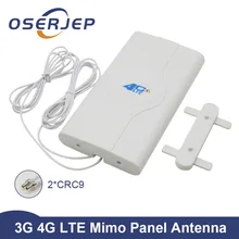 700~ 2600 МГц 88dbi мобильный телефон 3g 4g Lte Антенна 2x Crc9 Штекерный разъем для MIMO панельная антенна+ 2 м/3 м/5 м кабель для модем-маршрутизатор