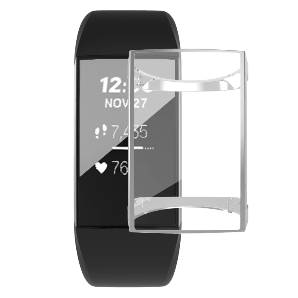 Для Fitbit Charge 3 Смарт часы браслет силиконовый защитный чехол для смарт