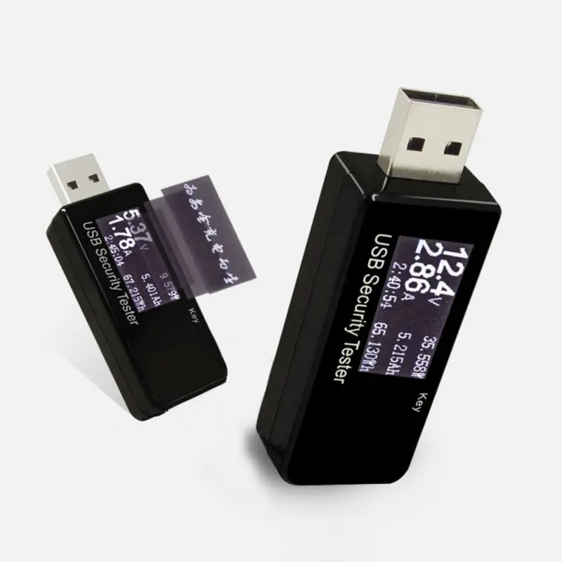 LCD USB Зарядное Напряжение Ток Детектора Mobile Power Метр Тестер Вольтметр Амперметр