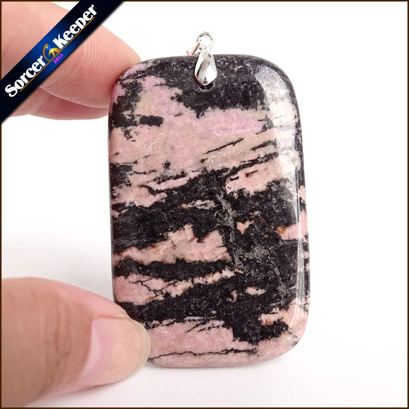

Real Female Natural Crystal Bijoux Femme Choker Necklaces Pendants Hand Made Pink Rhodonite Stone Beads For Jewelry Making US198