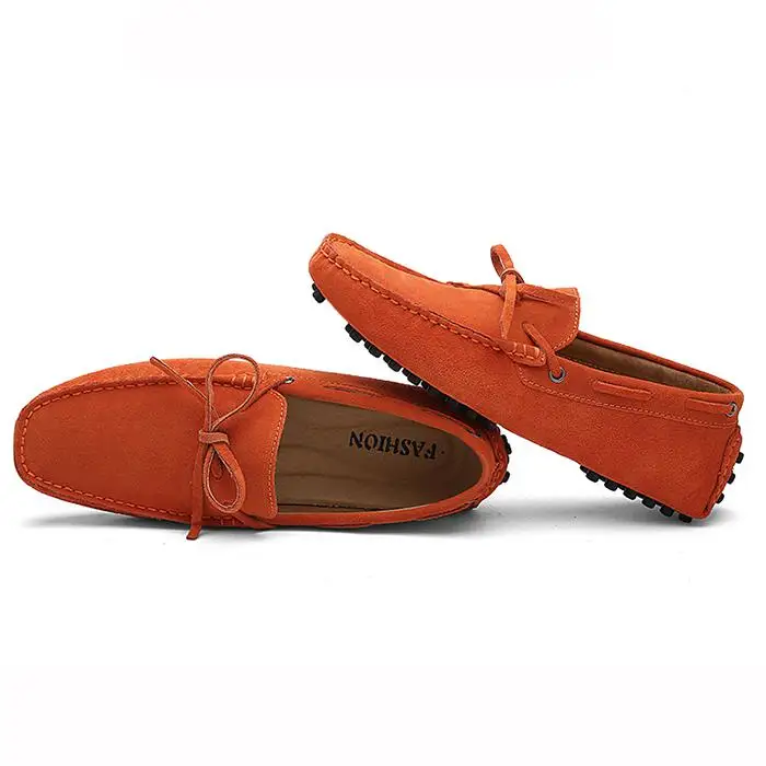 Мужская повседневная обувь; итальянские мужские кроссовки из натуральной замши; лоферы; Мокасины без шнуровки; дышащая мужская обувь ярких цветов на плоской подошве; большие размеры - Цвет: Bandage 6