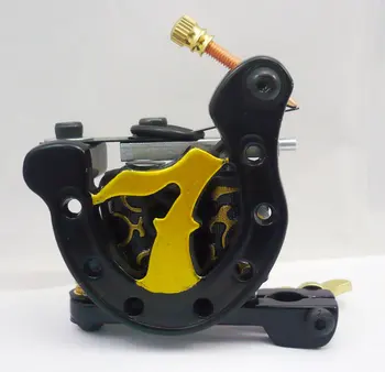 

10Pcs/lot Pro Casting Iron Tattoo Machine 10 Wraps coil stainless steel Tattoos Body Art Gun Coil Machine LPC-ITM-7017-14N