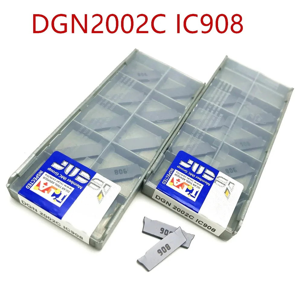 

10PCS DGN2002C IC908 Carbide Blade Turning Tool Turning Tool Cutter grooving insert forCNC Tool CNC cutting tool DGN 2002C IC908