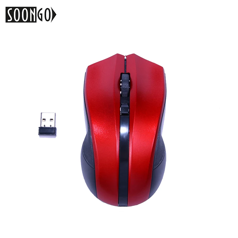 2.4GHZ Wireless Computer Mouse Ergonomics Mice USB Optical