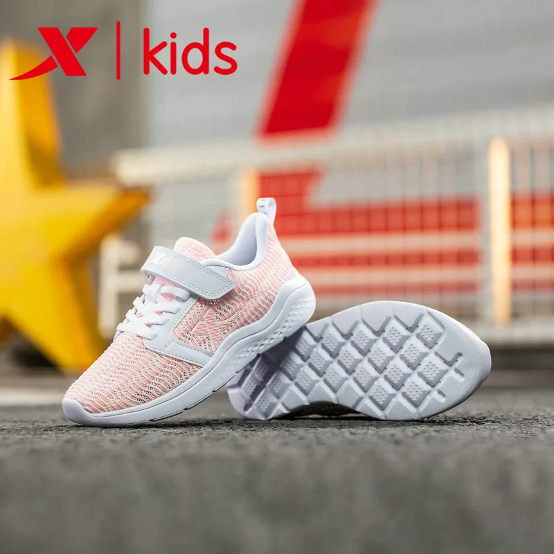 681214119281 Xtep girls sneakers 2019 summer new comfortable non-slip big children girl running shoes