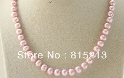 

ddh00503 Genuine 17" 9mm lavender freshwater pearls necklace magnet clasp 28% Discount