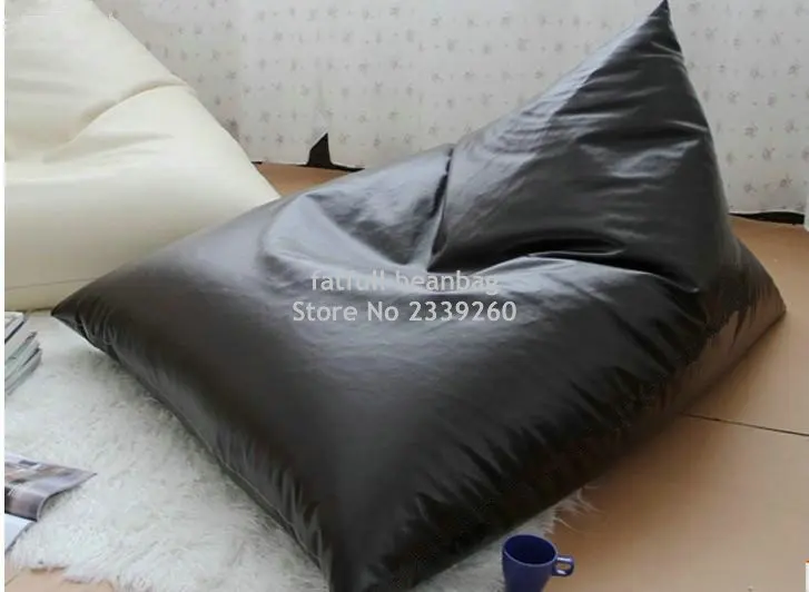 Чехол только нет наполнителя-бежевый Открытый водонепроницаемый мешок фасоли диван лежака со спинкой