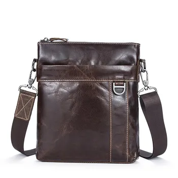 

2020 Leather Brand shoulder bags Designer men Crossbody Bag natural Cowhide Shoulder Bags Vintage Small square Bag Handbag
