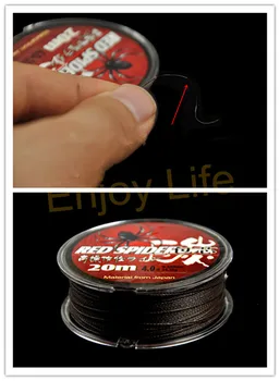 

Red Spider PE Braided Fishing Line Fluorocarbon Nylon Coated Fishing Line Wire Trace Mainline