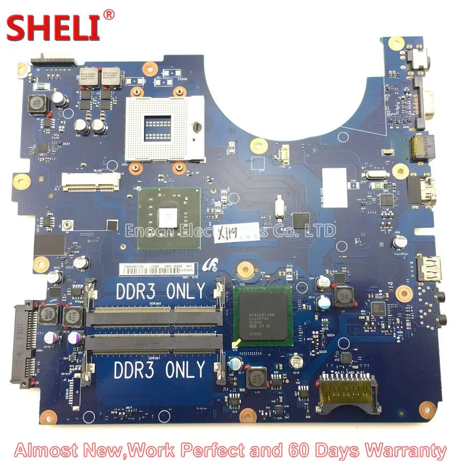 

SHELI BA92-06336A BA92-06336B Laptop Motherboard For Samsung R530 NP-R530 BREMEN-UL BA41-01224A FREE CPU Main Board System Board