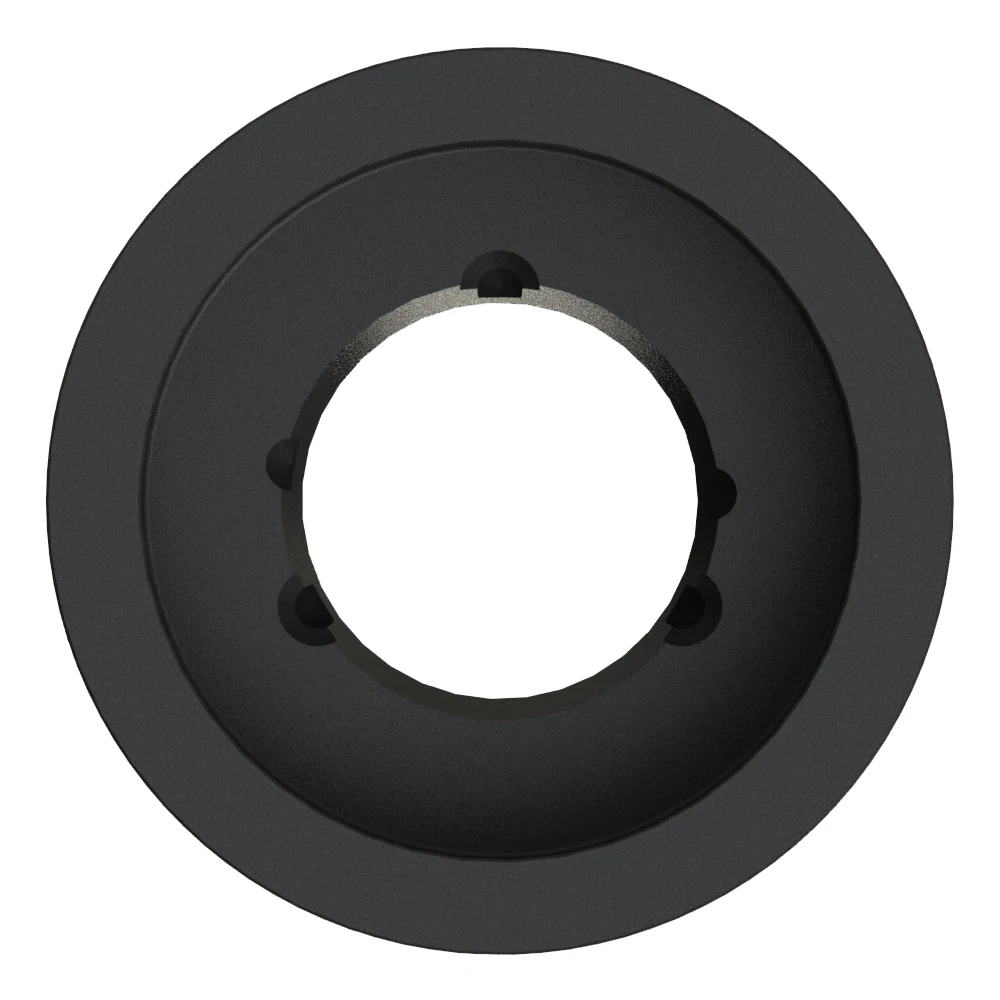 CPT 8V V-Belt Pulley 8 Grooves, 335.28 diameter, 238.13 thickness, 4545 Bushing,Bore range 55-110mm