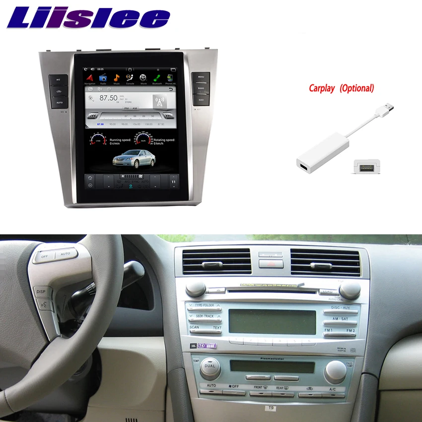 Liislee 10," дюймовый Android для Toyota Camry 2007~ 2011 Автомобильный Радио Аудио Видео Мультимедиа dvd-плеер wifi gps Navi навигация