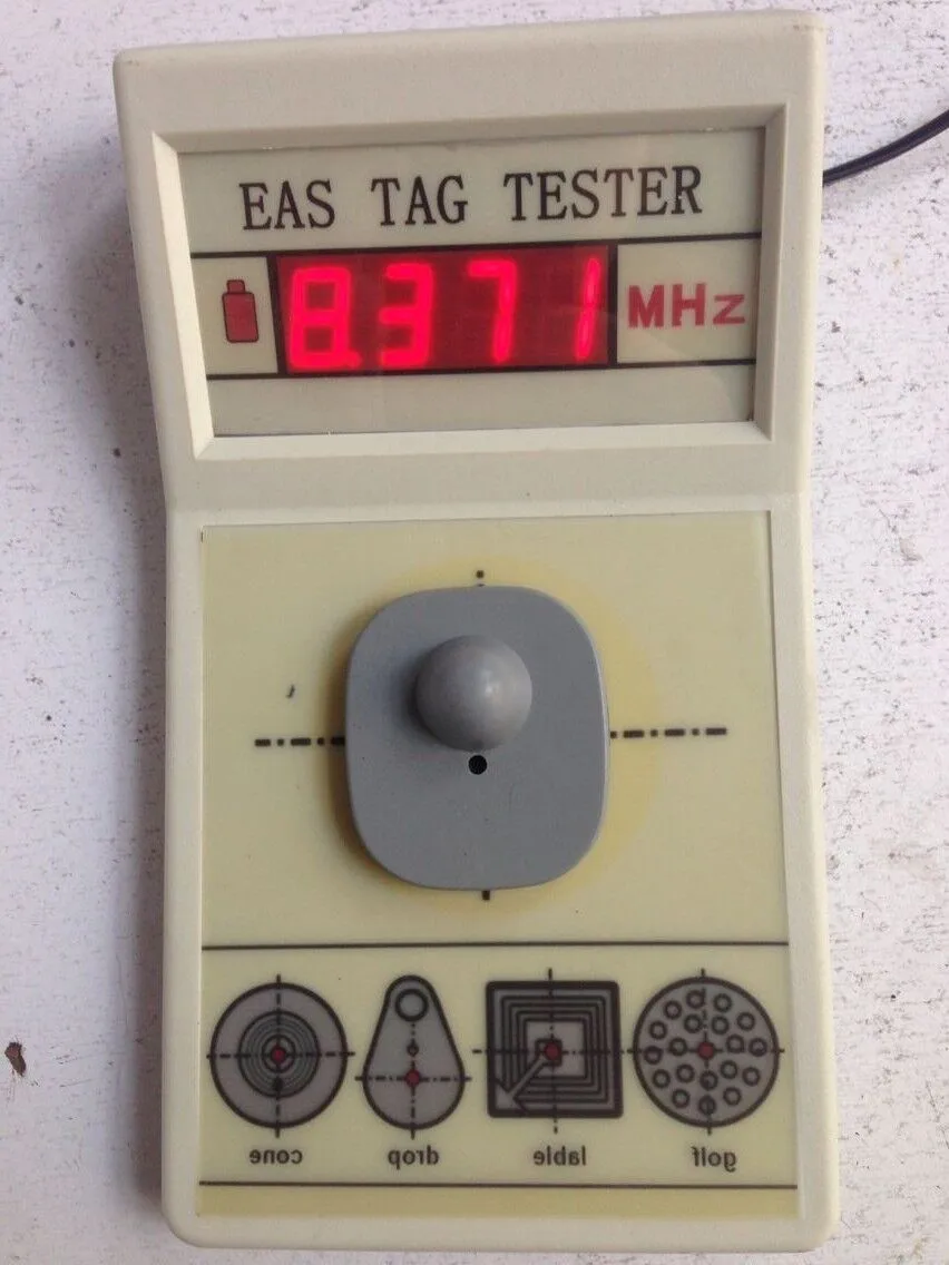 EAS tag tester, EAS tag frequency tester 8.2mhz for soft label and hard tag