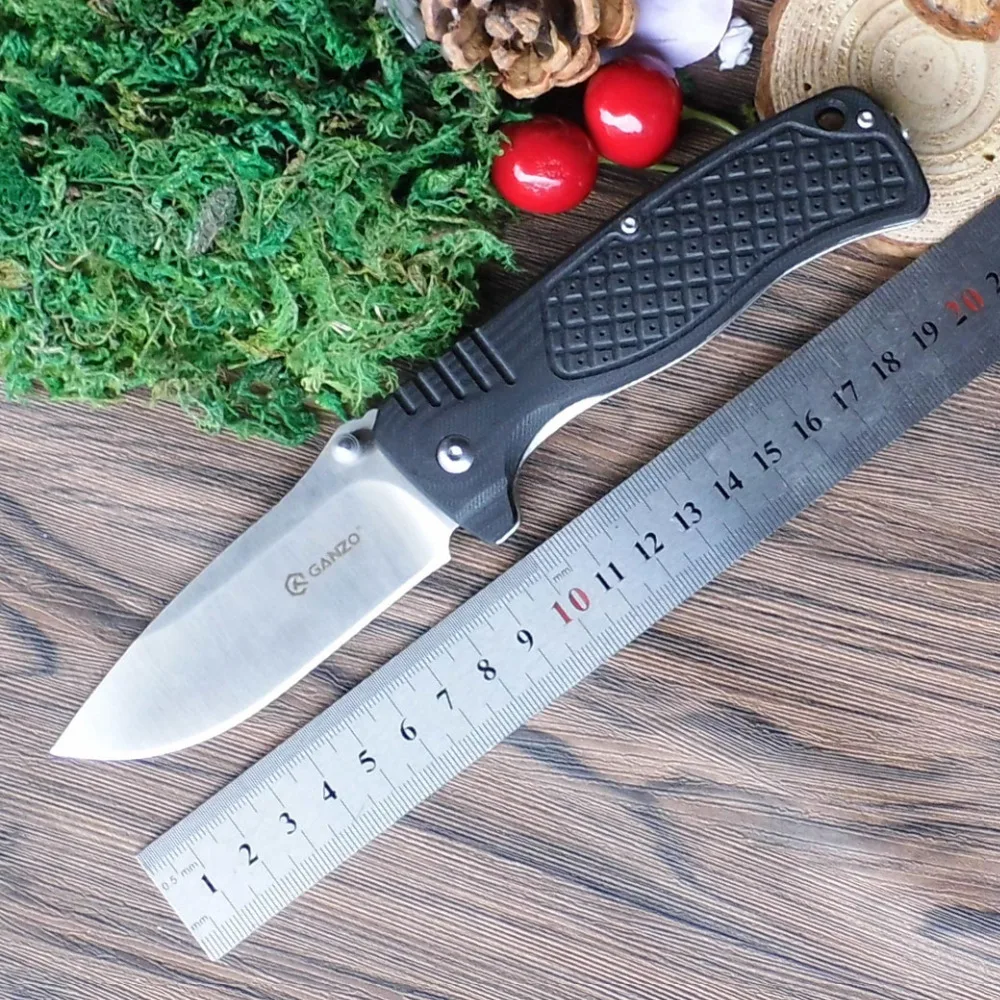 58-60HRC Ganzo G722 440C Лезвие G10 ручка складной нож инструмент для выживания кемпинга охотничий карманный нож тактический edc Открытый инструмент