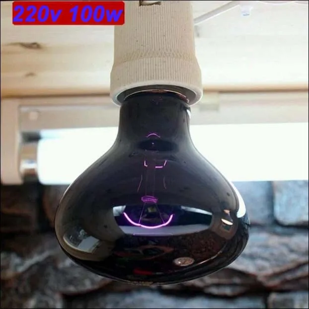 Night Black Heat Incandescent Spot Bulb, Reptile Terrarium Heat Lamps